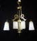 Antike französische Jugendstil Deckenlampe 3