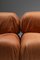 Vintage Cognac Leather Camaleonda Lounge Chair by Mario Bellini for C&B Italia 10