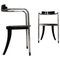 Italian Chrome Dining Chairs by David Palterer for Zanotta, 1980s, Set of 2 1