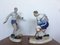 Fußball und Hockey Figuren aus Porzellan von Dux, 1940er, 2er Set 2