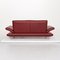 Red Leather 3-Seater Rossini Sofa from Koinor 13