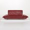 Red Leather 3-Seater Rossini Sofa from Koinor, Image 3