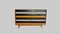 Trendy Black and Yellow Sideboard, 1950s 1