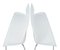 Italian White Benches by Vico Magistretti for Kartell, 1950s, Set of 2 3