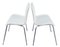 Italian White Benches by Vico Magistretti for Kartell, 1950s, Set of 2 2