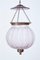 Antique French Glass Hanging Lanterns, Set of 2, Image 3