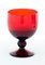 Rote Art Wine Gläser von Monica Bratt, 1950er, 8er Set 2