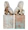 Carved Solid Wood Lions, Set of 2 3