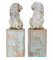 Carved Solid Wood Lions, Set of 2 4