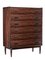 Rosewood Tall Chest of Drawers, 1960s 10
