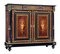19th Century French Marble Top Inlaid Amboyna Sideboard, Image 11