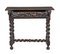 19th Century Flemish Carved Walnut Side Table, Image 2