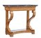 19th Century Swedish Elm Marble Top Console Table 12