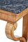19th Century Swedish Elm Marble Top Console Table, Image 9