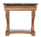 19th Century Swedish Elm Marble Top Console Table 3
