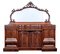 Victorian High Shaped Flame Mahogany Mirror Top Sideboard 1