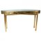 Table Console Feuille d'Or, 1960s 4