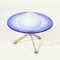 Blue and White Glass Murano Satellite Table Lamp, 1960s 2