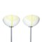 Yellow and White Murano Glass Floor Lamps, 1980s, Set of 2, Image 3