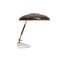 Italian Brown Color Shade Table Lamp from Stilux, 1950s 1
