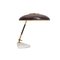 Italian Brown Color Shade Table Lamp from Stilux, 1950s, Image 1