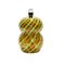 Lámpara de mesa Bye reticello de cristal de Murano en amarillo, naranja y verde de Cenedese, años 60, Imagen 1