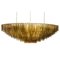 Large Murano Piastre Glass Chandelier, 2000s, Image 2