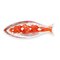 Murano Glas Fisch von Alberto Dona, 1980er 1