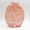 Vintage Pink and Gold Blown Glass Battuto Vase by Pietro & Riccardo Ferro for Davide Dona, Image 2