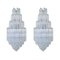 Large Quadriedri Glass Murano Sconces from Venini, 1960s, Set of 2 1