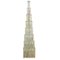 Lámparas de pie en forma de pirámide de cristal de Murano, años 80. Juego de 2, Imagen 3