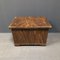 Antique Folk Art Chest with Stripe Motif 1