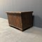 Antique Folk Art Chest with Stripe Motif 8