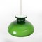 Green Opaline Glass Ceiling Lamp, Immagine 2