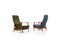 Fauteuils Inclinables Mid-Century en Teck, Danemark, 1960s, Set de 2 1