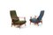 Poltrone Mid-Century reclinabili in teak, Danimarca, anni '60, set di 2, Immagine 2