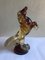 Amber and Transparent Murano Glass Prancing Horse Sculpture with Gold Leaf by Archimede Seguso for Seguso Vetri d'Arte, 1940s, Image 3