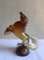 Amber and Transparent Murano Glass Prancing Horse Sculpture with Gold Leaf by Archimede Seguso for Seguso Vetri d'Arte, 1940s 2