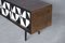 Mid-Century Black and White Rosewood Sideboard, 1960s, Image 11