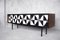 Mid-Century Black and White Rosewood Sideboard, 1960s 10