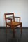 French Oak and Rush Desk Chair by René Gabriel, 1940s, Image 1