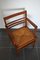 Chaise de Bureau en Chêne et en Paille par René Gabriel, France, 1940s 10