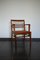 Chaise de Bureau en Chêne et en Paille par René Gabriel, France, 1940s 2