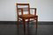 French Oak and Rush Desk Chair by René Gabriel, 1940s, Image 8