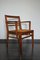 French Oak and Rush Desk Chair by René Gabriel, 1940s, Image 19