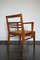 French Oak and Rush Desk Chair by René Gabriel, 1940s, Image 17