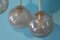 Mid-Century Short 6-Light Chandelier in Brass and Golden Murano Glass Globes, 1980s, Image 6