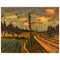 Peinture à l'Huile Landscape de Vendsyssel par Svend Egelund, 1930s 1