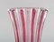 Art Deco Clear and Pink Glass Vase from Pierre a'Avesn, 1940s, Image 4