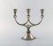 Danish Pewter Candleholders from Just Andersen, 1920s, Set of 2 2
